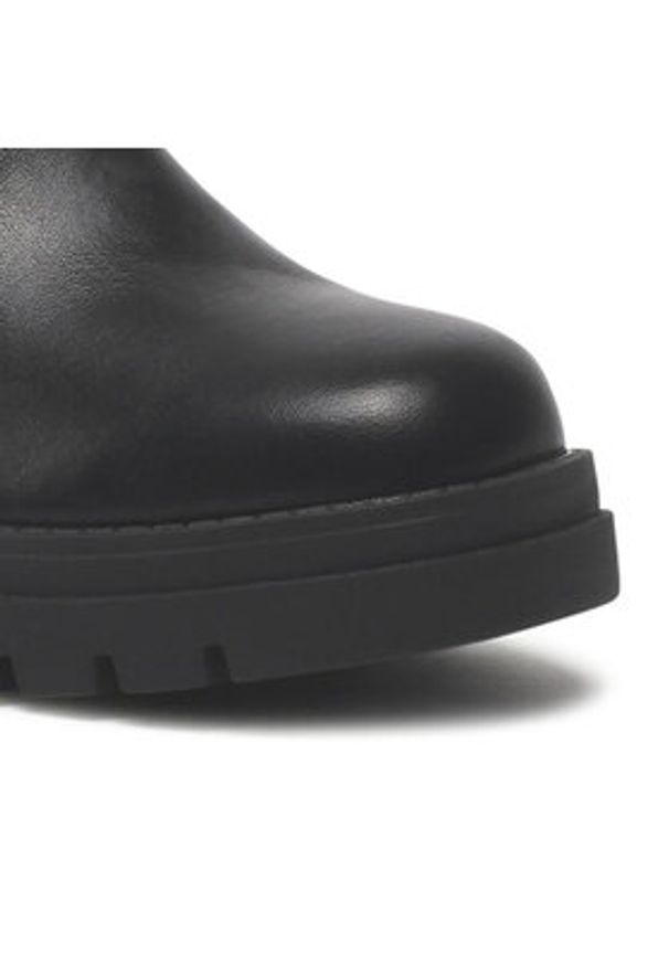 Jenny Fairy Botki WS5672-10 Czarny. Kolor: czarny. Materiał: skóra