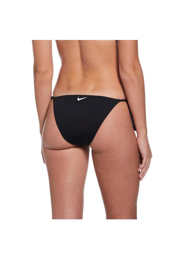 Dół od stroju pływackiego Nike Essential Tie String Bikini. Kolor: czarny