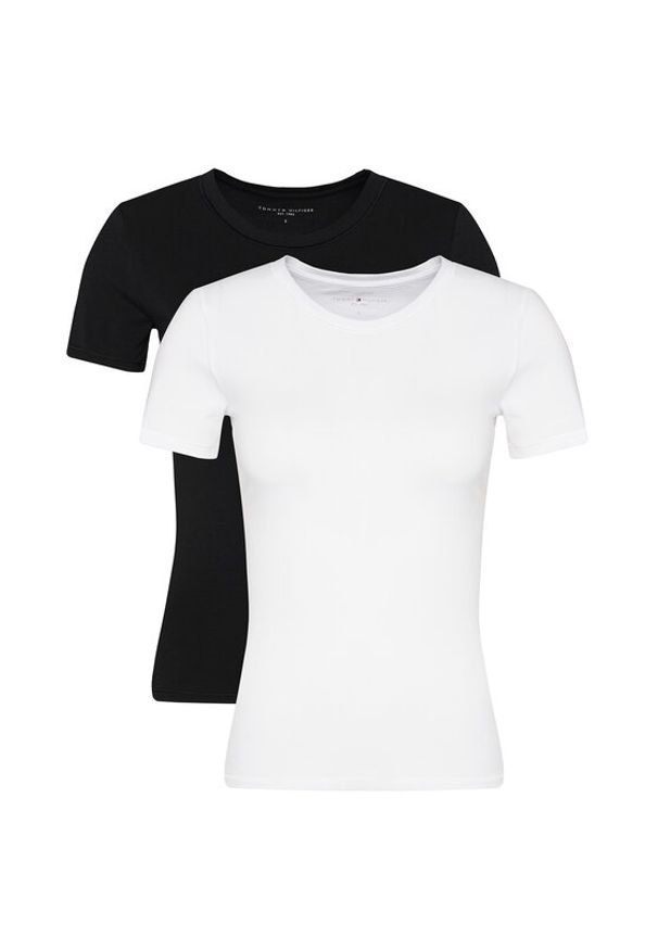 TOMMY HILFIGER - Tommy Hilfiger Komplet 2 t-shirtów UW0UW05974 Kolorowy Slim Fit. Materiał: bawełna. Wzór: kolorowy