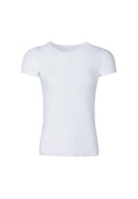 ENDURANCE - Koszulka do jogi Athlecia Julee Loose Fit. Kolor: biały. Materiał: poliamid. Sport: joga i pilates