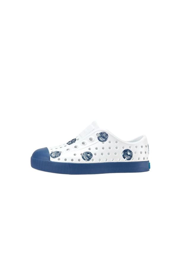 Native Shoes - Buty miejskie młodzieżowe NATIVE JEFFERSON PRINT BIG KID. Okazja: na co dzień. Kolor: biały. Wzór: nadruk