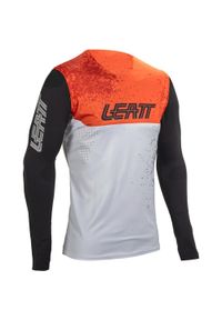 LEATT - Bluza rowerowa Leatt Jersey MTB Gravity 5.0. Kolor: biały. Materiał: jersey. Sport: kolarstwo