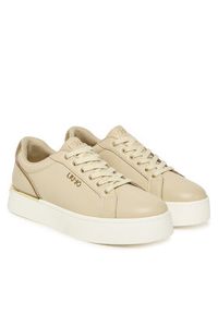 Liu Jo Sneakersy Pretty 06 BF5041 PX026 Beżowy. Kolor: beżowy. Materiał: skóra