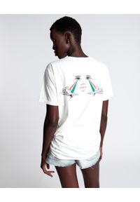 ONETEASPOON - Biała koszulka oversizowa Deeper Sounds Organic. Kolor: biały. Materiał: bawełna. Wzór: nadruk. Styl: klasyczny