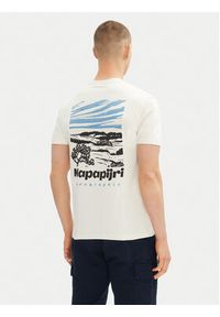 Napapijri T-Shirt S-Vignoni Back SS NP0A4ILXN1A1 Biały Regular Fit. Kolor: biały. Materiał: bawełna #5