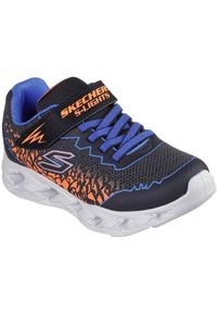 skechers - Adidasy Skechers Vortex 2.0 - Zorento, Dzieci. Zapięcie: rzepy. Kolor: czarny. Materiał: materiał, syntetyk, tkanina. Szerokość cholewki: normalna. Sport: turystyka piesza