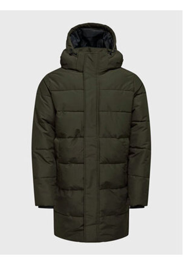 Only & Sons Kurtka zimowa Carl Long 22020156 Zielony Regular Fit. Kolor: zielony. Materiał: syntetyk. Sezon: zima