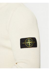 Stone Island Golf 8115552C2 Écru Regular Fit. Typ kołnierza: golf. Materiał: wełna