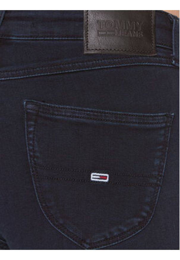 Tommy Jeans Jeansy Sophie DW0DW09210 Granatowy Skinny Fit. Kolor: niebieski