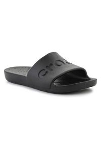 Klapki unisex Crocs Slide. Kolor: czarny. Materiał: syntetyk, materiał #1