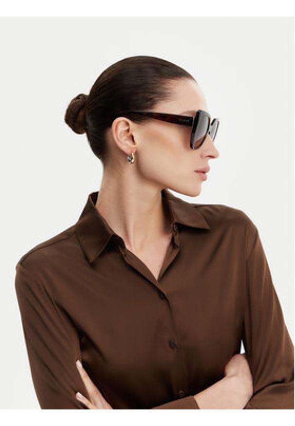 Guess Okulary przeciwsłoneczne GU00154 Brązowy. Kolor: brązowy