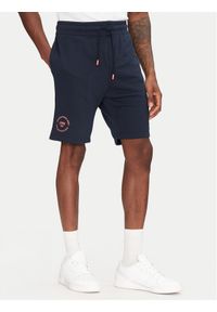 Jack & Jones - Jack&Jones Szorty sportowe Gordon 12268446 Granatowy Regular Fit. Kolor: niebieski. Materiał: bawełna. Styl: sportowy