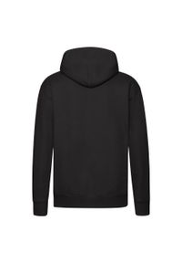 FRUIT OF THE LOOM - Męska Bluza Z Kapturem Premium. Typ kołnierza: kaptur. Kolor: czarny
