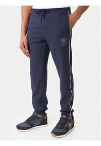 Aeronautica Militare Dres 252TF0101UF00667 Granatowy Regular Fit. Kolor: niebieski. Materiał: wiskoza #3