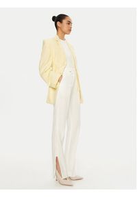 JACQUEMUS Spodnie materiałowe 24E241PA038 Biały Regular Fit. Kolor: biały. Materiał: wiskoza #5