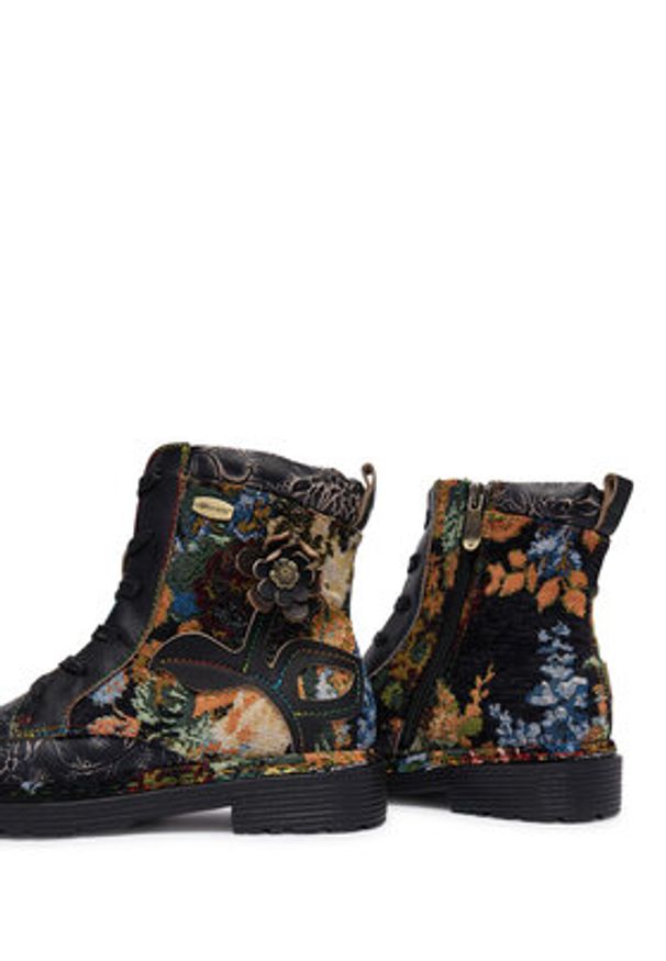 Laura Vita Trzewiki Incaso 41 Czarny. Kolor: czarny. Materiał: skóra