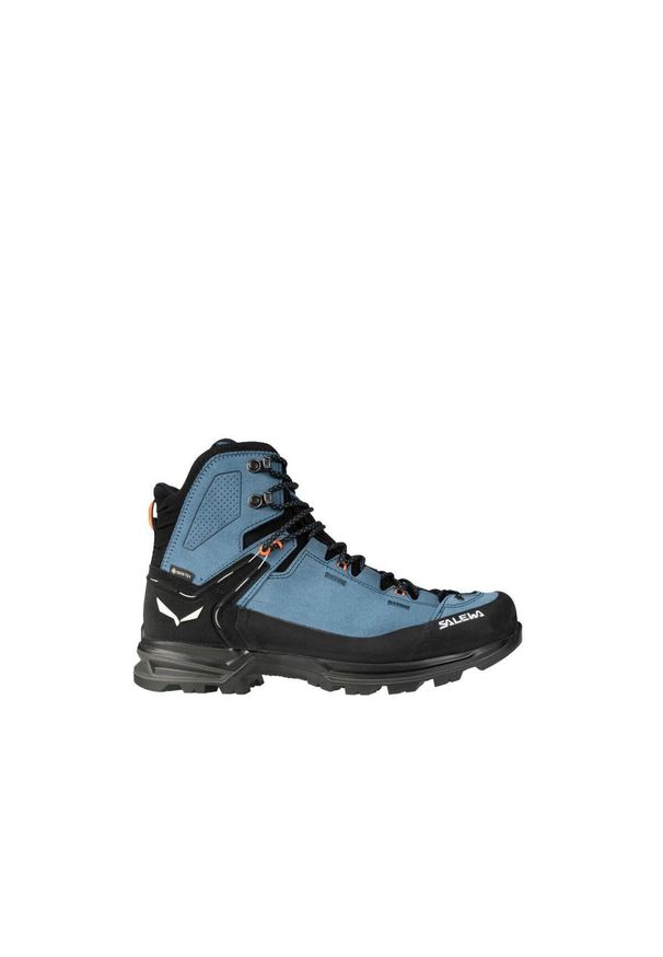 Salewa - Buty trekkingowe męskie Mtn Trainer 2 Mid GTX. Kolor: wielokolorowy, niebieski, czarny. Sezon: zima