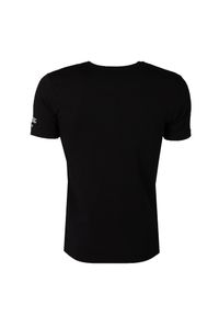Iceberg T-Shirt "Bugs & Daffy" | F012639A | Mężczyzna | Czarny. Okazja: na co dzień. Kolor: czarny. Materiał: bawełna, elastan. Wzór: nadruk. Styl: klasyczny, casual, elegancki