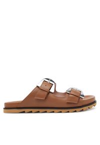 Coccinelle Klapki E4 SOF 17 02 01 Brązowy. Kolor: brązowy. Materiał: skóra #1