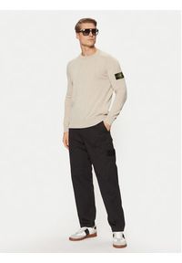 Stone Island Spodnie materiałowe 8115337F6 Czarny Regular Fit. Kolor: czarny. Materiał: bawełna #3