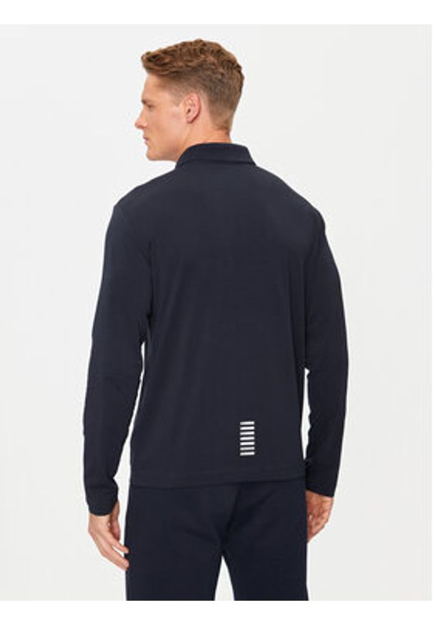 EA7 Emporio Armani Polo 8NPF15 PJVQZ 0562 Granatowy Regular Fit. Typ kołnierza: polo. Kolor: niebieski. Materiał: bawełna