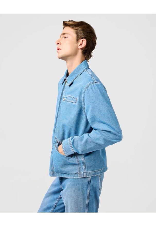 Wrangler - MESKA KURTKA WRANGLER RODEO UTILITY JACKET BOHEMIAN BLUE 112362738