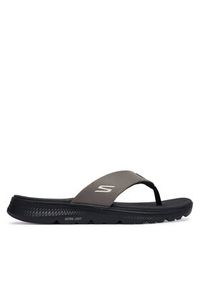 skechers - Skechers Japonki 229267/TPBK Czarny. Kolor: czarny. Materiał: materiał #6