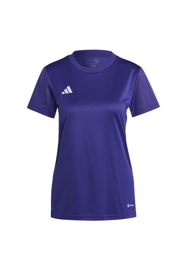 Adidas - Koszulka damska adidas Tabela 23 Jersey. Kolor: fioletowy, biały, wielokolorowy. Materiał: poliester. Sport: piłka nożna