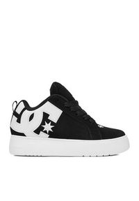 DC Shoes Sneakersy EO-COURT GRAFFIK PLATFORM DC02422004 Czarny. Kolor: czarny. Materiał: skóra, nubuk. Obcas: na platformie #9