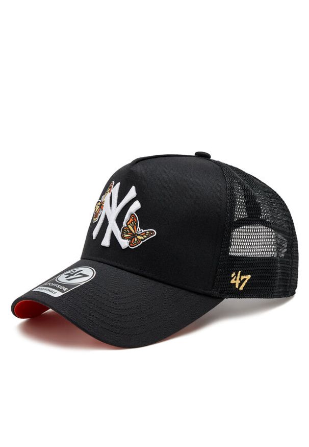 47 Brand Czapka z daszkiem Mlb New York Yankees Icon Mesh '47 Offside Dt B-ICNDT17CTP-BK Czarny. Kolor: czarny. Materiał: materiał