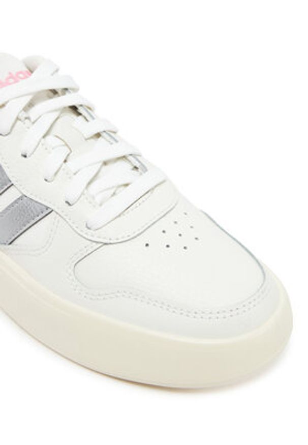 Adidas - adidas Sneakersy Litecourt JI2342 Biały. Kolor: biały. Materiał: skóra