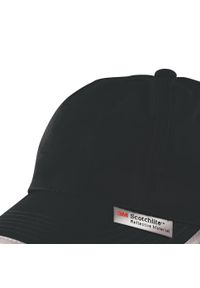 RESULT HEADWEAR - Odblaskowa Czapka Z Daszkiem. Kolor: czarny