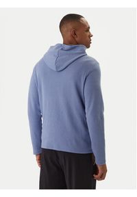 BOSS Longsleeve Waffle 50535885 Błękitny Regular Fit. Kolor: niebieski. Materiał: bawełna. Długość rękawa: długi rękaw #5