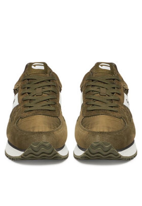 G-Star RAW - G-Star Raw Sneakersy XAVIER-01-WE Khaki. Kolor: brązowy. Materiał: zamsz, skóra
