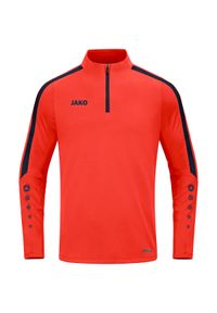 Dziecięca bluza dresowa zapinana na zamek Jako Power. Kolor: wielokolorowy, niebieski, czerwony. Materiał: dresówka #1