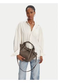 Tory Burch Torebka Romy Satchel 164866 Brązowy. Kolor: brązowy. Materiał: skórzane #6