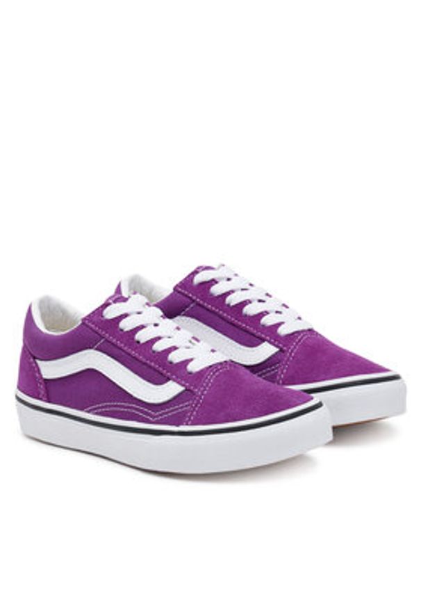 Vans Tenisówki Old Skool VN000CYVE2T1 Fioletowy. Kolor: fioletowy. Materiał: skóra, zamsz