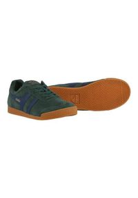 Buty do chodzenia męskie Gola Harrier. Kolor: zielony. Materiał: zamsz. Szerokość cholewki: normalna. Sport: turystyka piesza