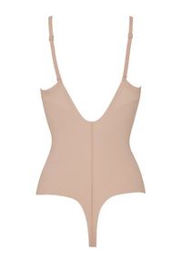 Calvin Klein Underwear Kombinezon modelujący LV00QF8295 Beżowy. Kolor: beżowy. Materiał: syntetyk #4