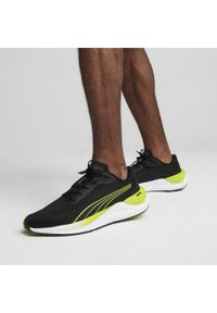 Puma - Męskie buty do biegania Electrify NITRO™ 3 PUMA Black Lime Pow Green. Kolor: wielokolorowy, czarny, zielony