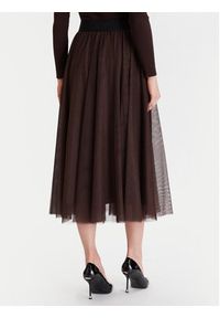 JOOP! Spódnica tiulowa 58 252S58Fridi 30046657 Brązowy Regular Fit. Kolor: brązowy. Materiał: syntetyk