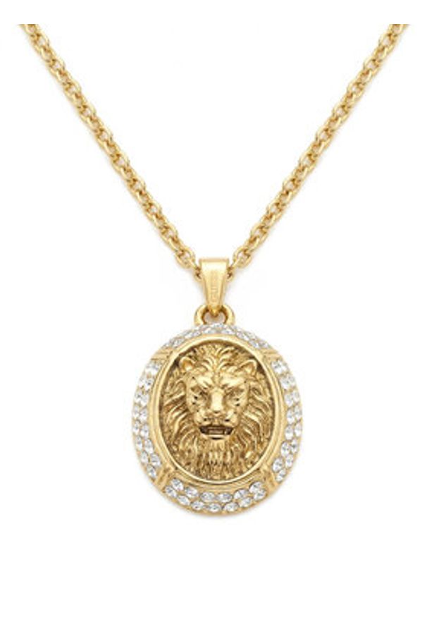 Guess Naszyjnik JUBN06 189JW Złoty. Materiał: metalowe. Kolor: złoty