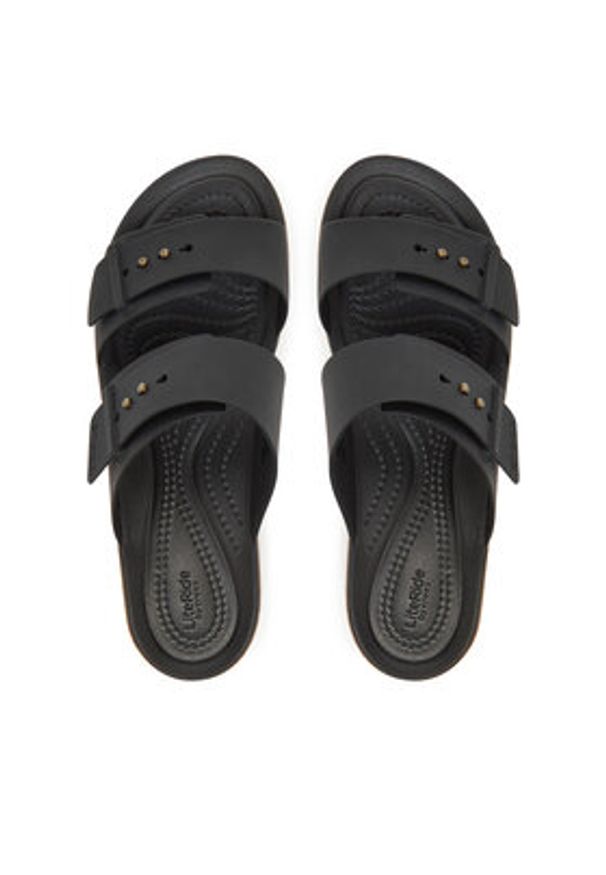 Crocs Klapki Brooklyn Cork Buckle 211252 Czarny. Kolor: czarny