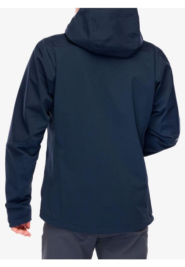 Kurtka softshell męska Montane Nordes Hoodie. Kolor: niebieski. Materiał: softshell