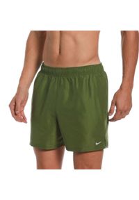 Nike - Męskie Spodenki Kąpielowe Z Logo Volley. Kolor: zielony. Styl: sportowy #1