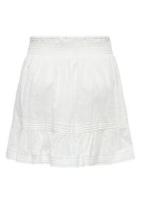 only - ONLY Spódnica mini Katti 15376205 Biały Regular Fit. Kolor: biały. Materiał: bawełna #7