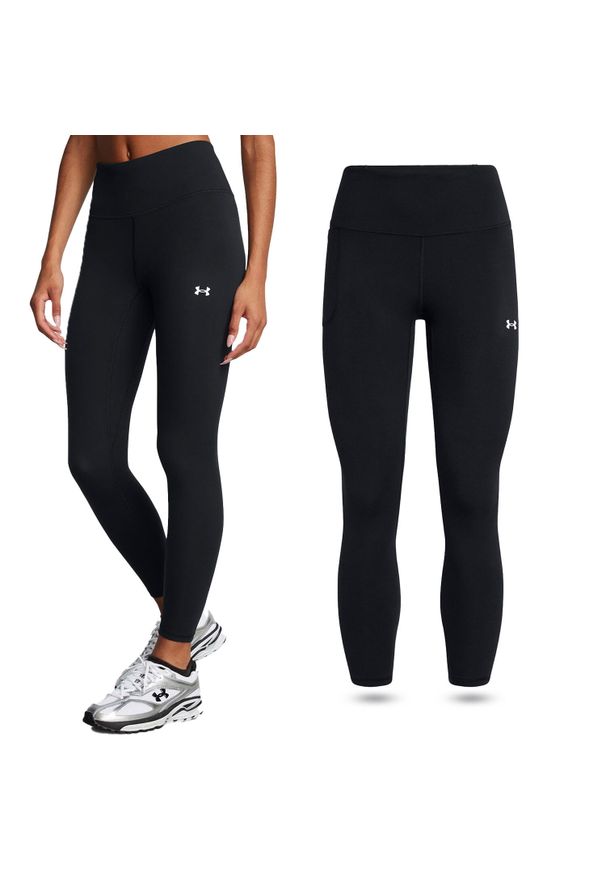 Legginsy termoaktywne damskie Under Armour Motion Ankle szybkoschnące. Kolor: czarny