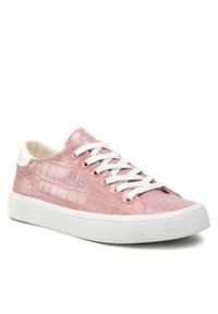 Sneakersy Guess Ester FL5EST PEL12 PINK. Kolor: różowy. Materiał: skóra #1
