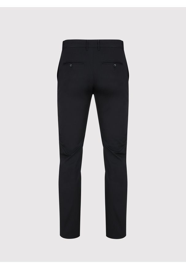 Pako Lorente - PAKO LORENTE – Czarne spodnie męskie. Okazja: na co dzień. Kolor: czarny. Materiał: bawełna, materiał, elastan. Styl: casual, klasyczny