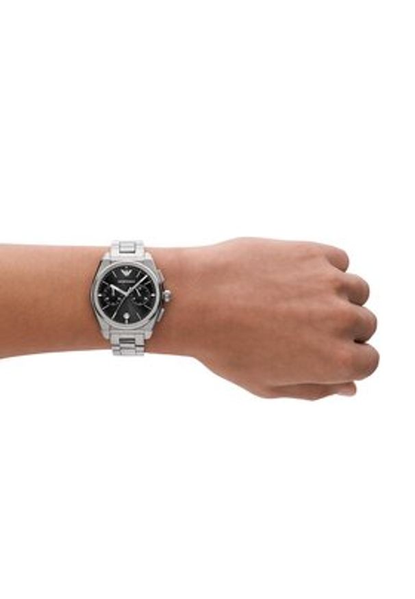 Emporio Armani Zegarek Federico AR11560 Srebrny. Kolor: srebrny